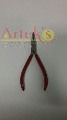 Kırmızı Kargaburun Dişli Pense 130Mm